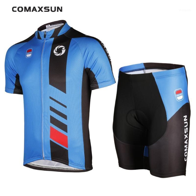 

COMAXSUN Summer Short Sleeve Cycling Set Mountain Bike Clothing Breathable Bicycle Jerseys Clothes Maillot Ropa Ciclismo1, White