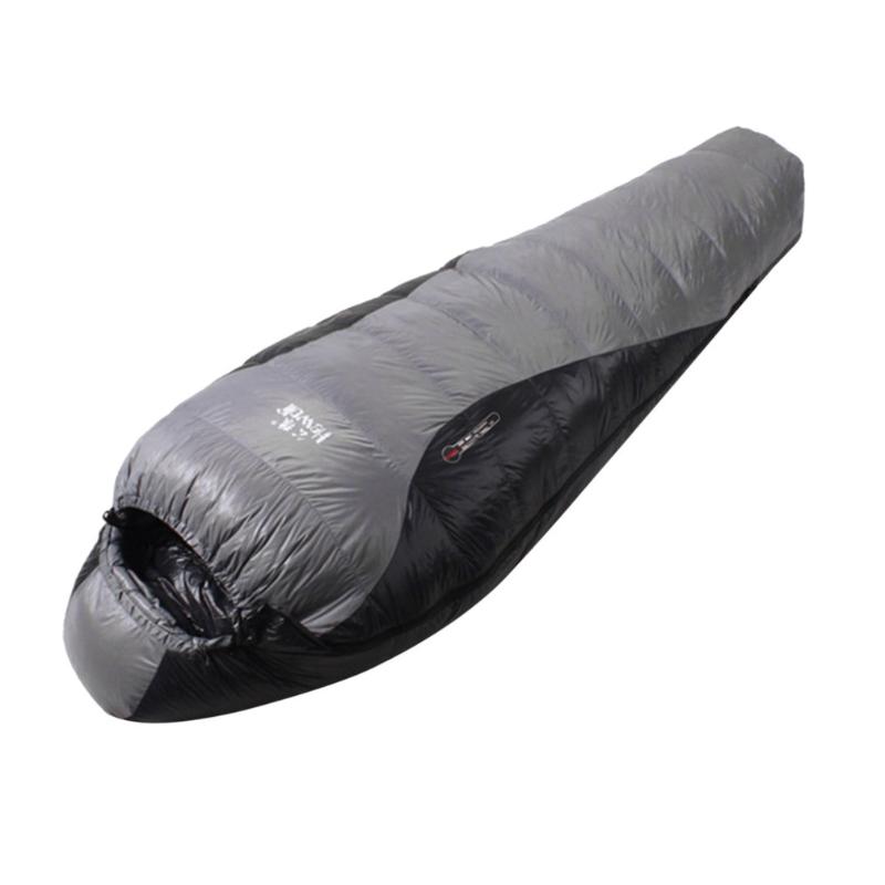

Autumn Winter Waterproof Warm Mummy Sleeping Bags Sport Hiking Outdoor Camping Ultra Light Thickening Duck Down Adult