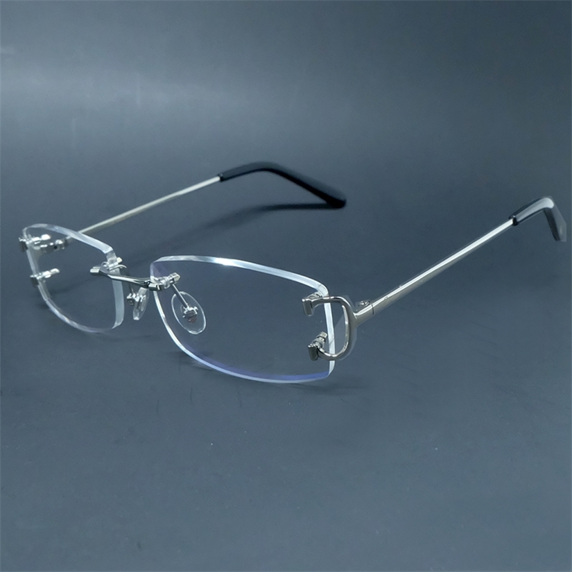 

Transparent Eyeglasses Mens Brand Designer Optical Frame Luxury Designer Carter Eye Glass Frames Big C Clear Eyewear Frames