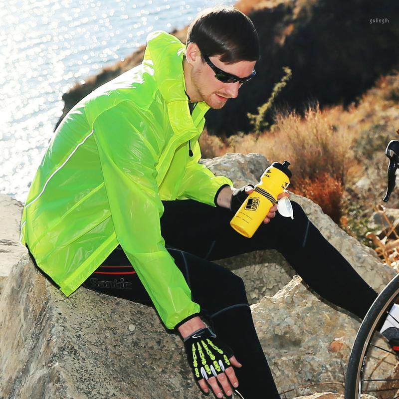 

Santic Men Cycling Skin Coat Windproof Jackets Sun-protective Anti-splashing Quick Dry Cycling Clothes MC07008V1, Mc07008v
