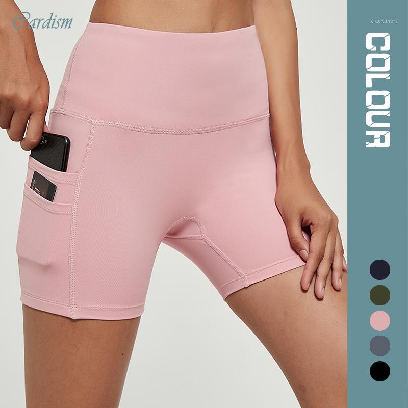 

Cardism High Waist Yoga Shorts For Women 2020 Running Biker Gym Leggings For Fitness Phone Pockets Booty Athletic Shorts Women1, Pink yoga shorts