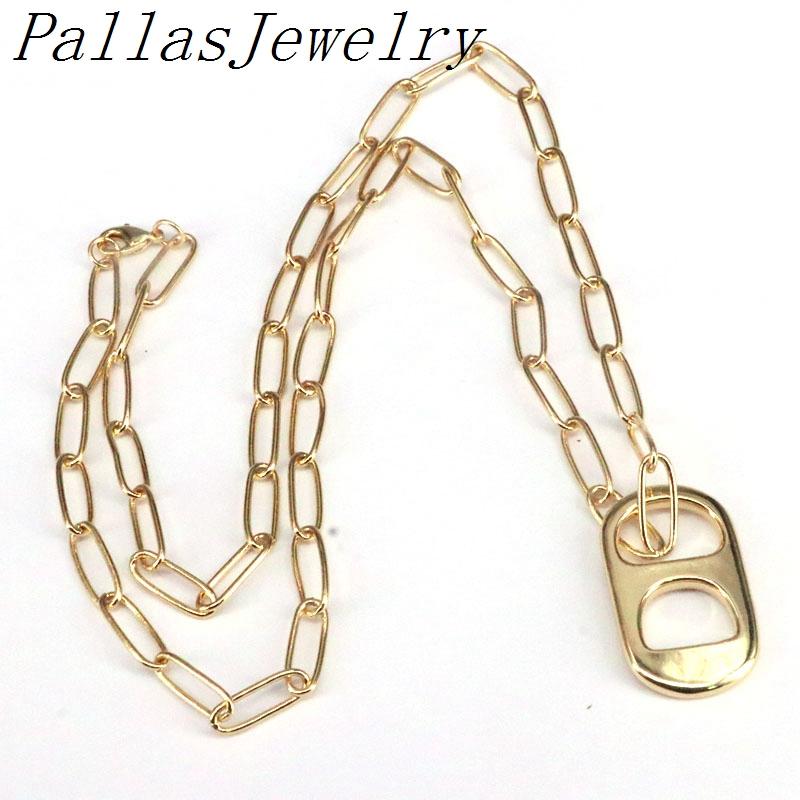 

5Pcs 2020 New Punk Chain Chokers Necklace Gold Color Link Chain Necklace women men Fashion Jewelry