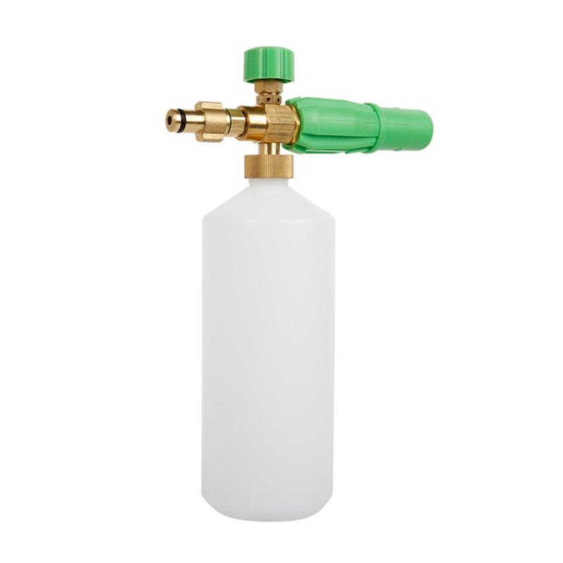 

Adjustable Foam Bottle Snow Foam Lance Pressure Washer Jet Clean Bottle Cleaning Machine High Pressure Bubble Pot 1L