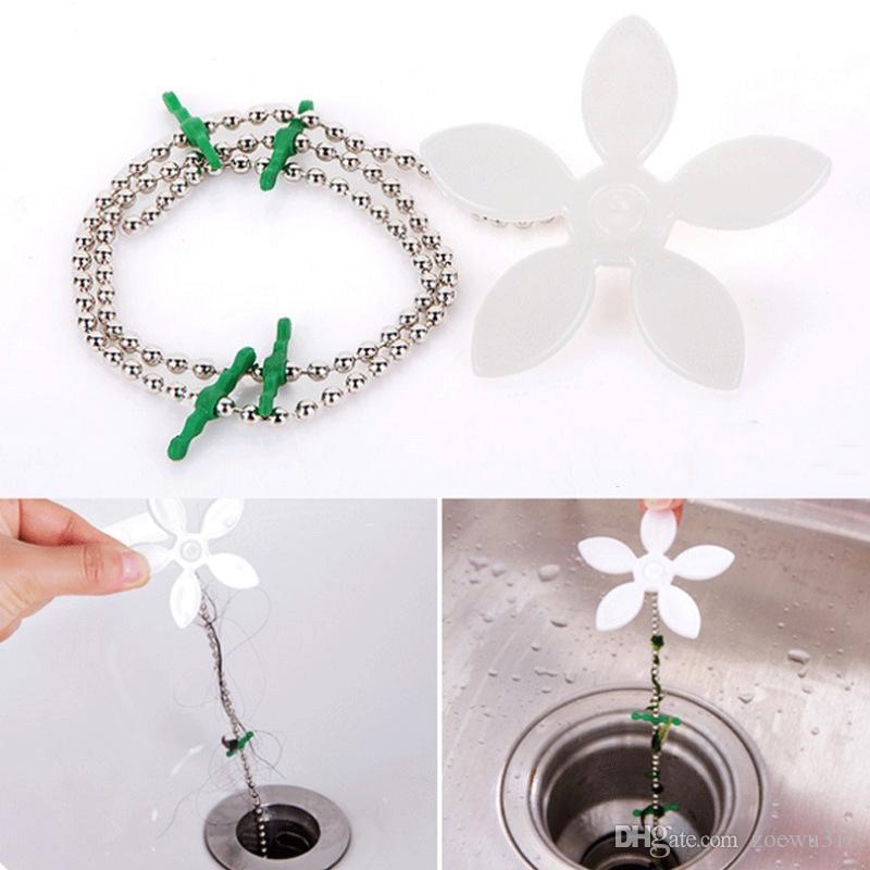 

Drain Pipe Hair Catcher Stopper Clog Flower Shape Kitchen Bathroom Sink Bathtub Sewer Filter Anti-blocking Tool Hair Remover VT0665