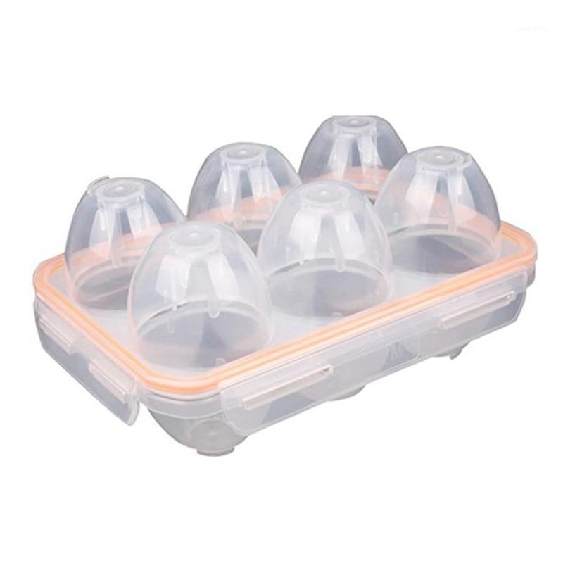 

Portable Camping Shockproof and Leakproof 6 Eggs Carrier Container Case Eggs Carrier Holder Egg Storage Box Case1