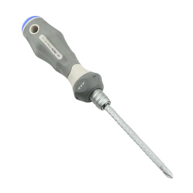 

JERXUN H6/6*160mm Dual Purpose Scalable Screwdriver Slotted Ratchet Screwdrivers Magnetic Screw Driver Bolt Driver