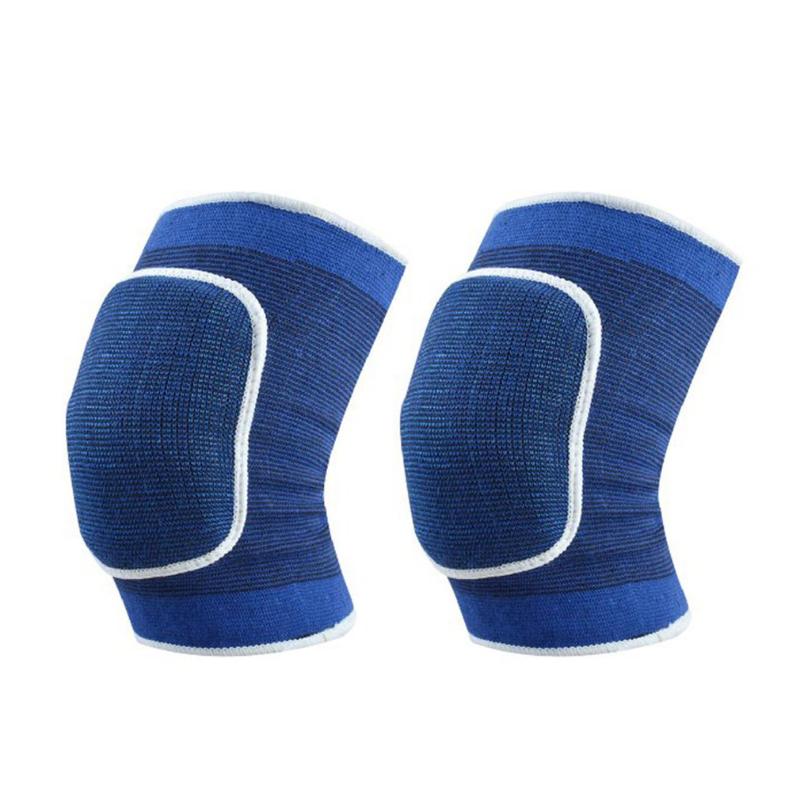 

2pcs Protective Terry Knee Pad For Dancing Skateboarding Cycling Anti-Crash Knee Pad Adults Sponge, Blue