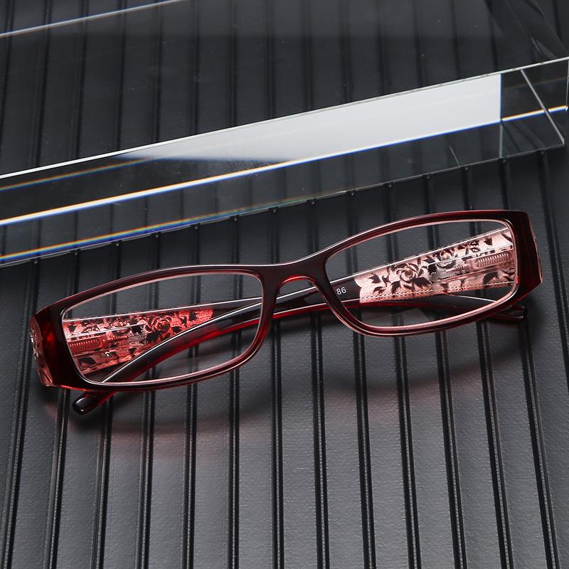 

Luxury Ladies Reading Glasses Resin Spring Leg Glasses Ladies Flower Hyperopia Reading +1.0 +1.5 +2.0 +2.5 +3+4.0