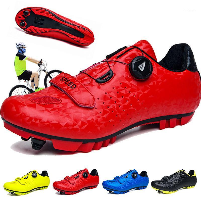 

NEW MTB Shoes Bicycle Cycling Shoes Men Anti-slip Breathable Road Bike Athletic Auto-Locking Light Racing Cycling Sneakers1, Silver