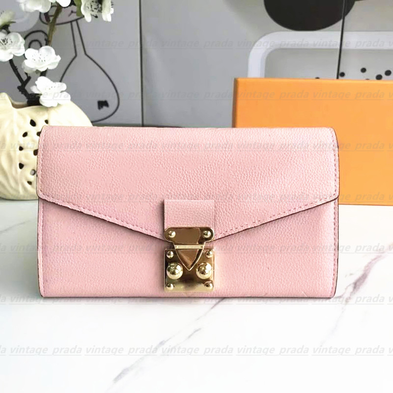 

Top quality Genuine Leather Holder Wallets Embossing Luxurys Designers Wallet handbag Men Women's CARD Holders Black Lambskin Mini Key Purse Pocket Interior Slot, Mon0gram red