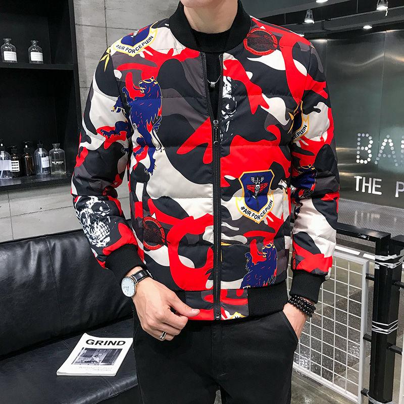 

Variety Of Colors Kurtka Zimowa Big Size 5XL 2020 High Quality Camouflage Down Jacket Men Casual Duck Down Jacket Men Outerwear, Green