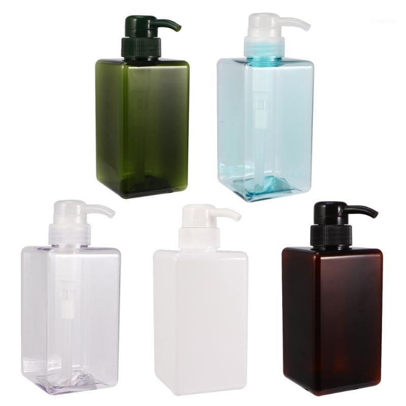 

5pcs Emulsion Bottles Portable Sub Packaging Bottles Lotion Containers Empty Storage Bottle for Outdoor Travel (450ml, Random Co1