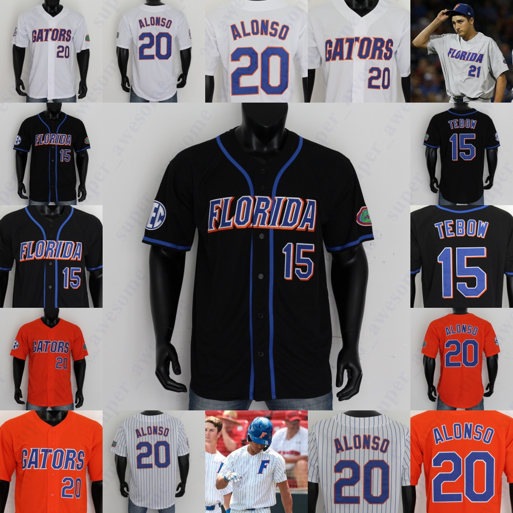 

Florida Gators Baseball Jersey Pete Alonso Tim Tebow Butler Nathan Hickey Colby Halter Jacob Young Kris Armstrong Josh Rivera Wyatt Langford, Blue