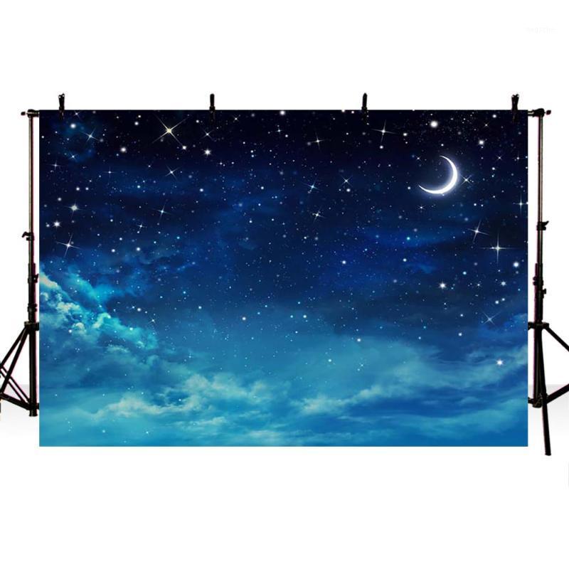 

Mehofoto Vinyl Cloth Night Space Backdrops for Photography Studio Little Star Photo Shoot Backgrounds Newborn Props F-20851