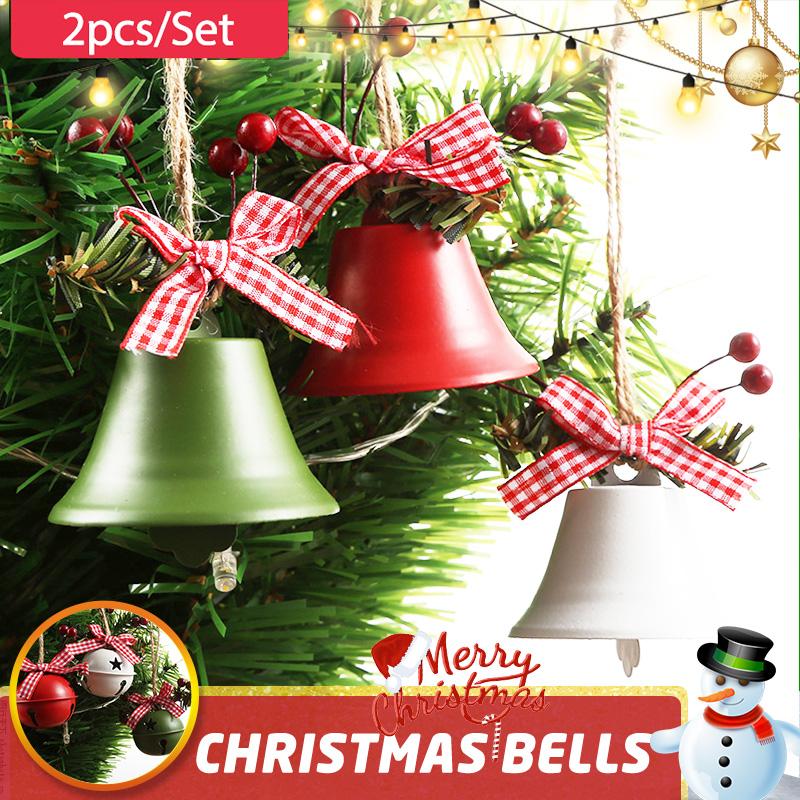 

90mm Metal Bells 2Pcs DIY Handmade Jewelry Accessories Home Party Wedding Decoration Hanging Christmas Tree Ornaments New