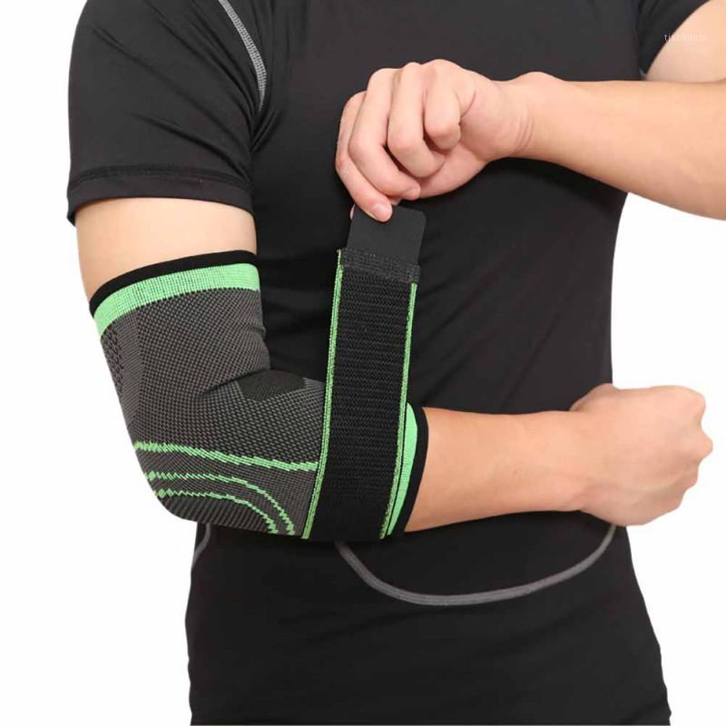 

Breathable Elbow Knee Pads Brace Support Safety Pressurized Bandage Elbow Pads Sport Basketball Fitness Elastic Arm1