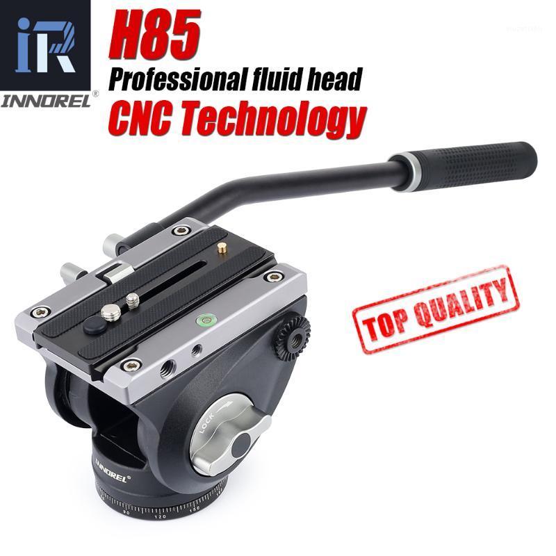 

H85 CNC technology Video Fluid Head 10kg load Hydraulic Damping adjustable Tripod Heads Manfrotto 501PL Q. R. Plate for Monopod1