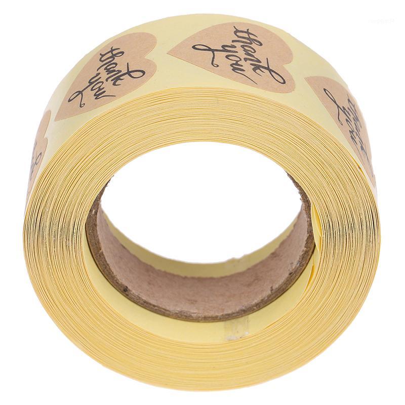 

500pcs DIY Cake Biscuit Baking Sealing Labels Gift Box Heart THANK YOU Stickers Adhesive Sticker Scrapbooking Kawaii Stationery1