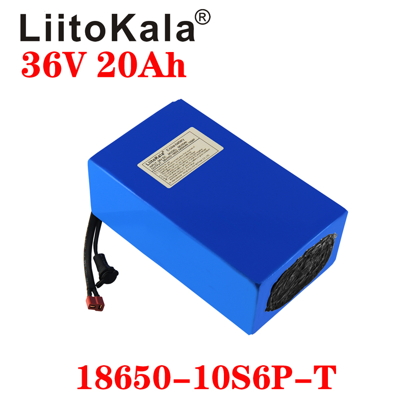 

LiitoKala 18650 battery pack 36V 20AH 30AH 25AH 15AH Lithium Batteries Electric Motorcycle Bicycle Scooter with BMS