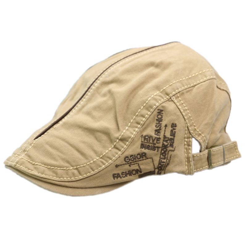 

Berets HUOBAO Fashion Letter Embroidery Hats For Men Women Outdoor Casual Adjustable Casquette Cap, Black