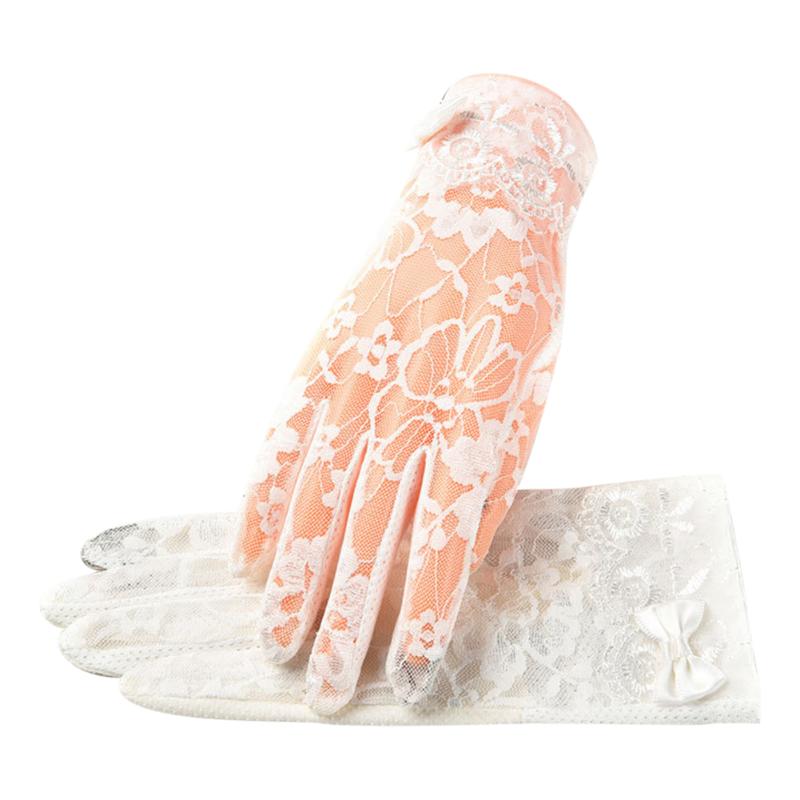 

Visor Lace Touch Screen Gloves Summer Sun Protection UV Ladies Thin Models Driving Non-slip Fashion Gloves Sexy