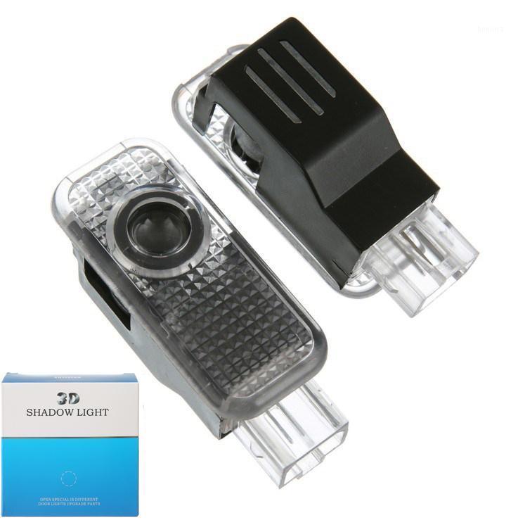 

50Pcs/Lot 25Pair LED Logo Door Projectors for A4 A6 C6 C7 A3 A5 Q3 Q5 Sline 3D Laser Ghost Shadow Welcome Light Car Lamp1
