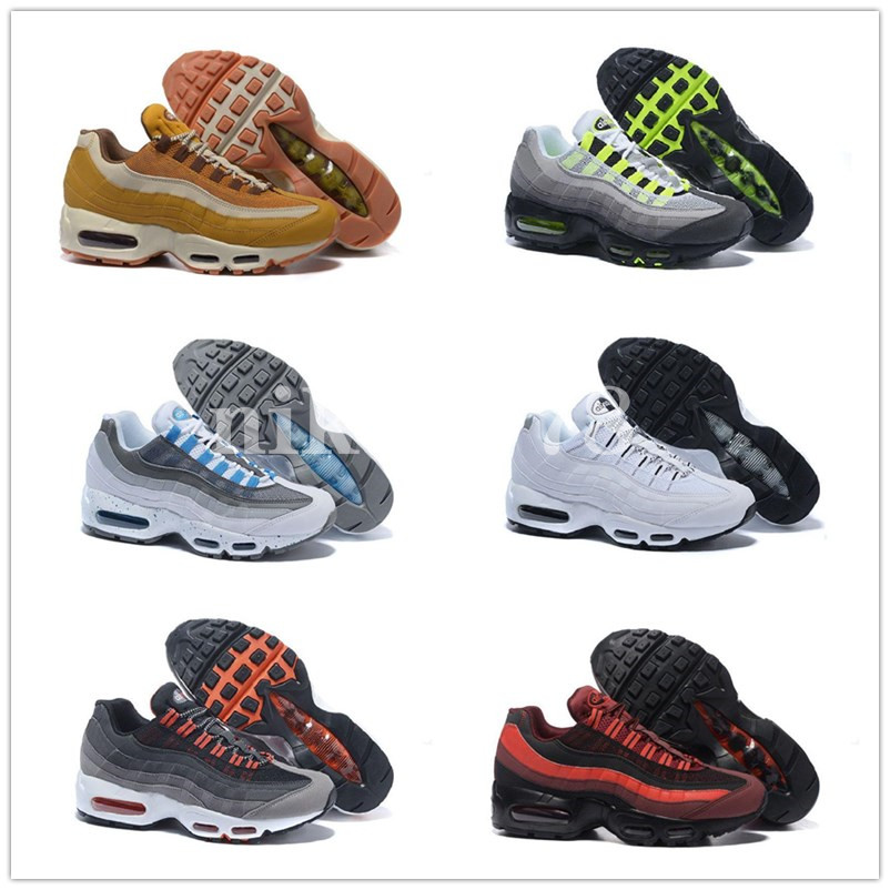 

2021 New 95 20th Anniversary Men Running Sports Shoes Luxury Designer Air Black Grey Blue Trainers Tennis Fashion Sports Shoes