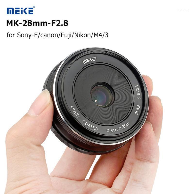 

Meike 28mm F2.8 Camera Lens fixed Manual Focus Lens APS-C for Sony E mount Canon Fujifilm M4/3 Camera1