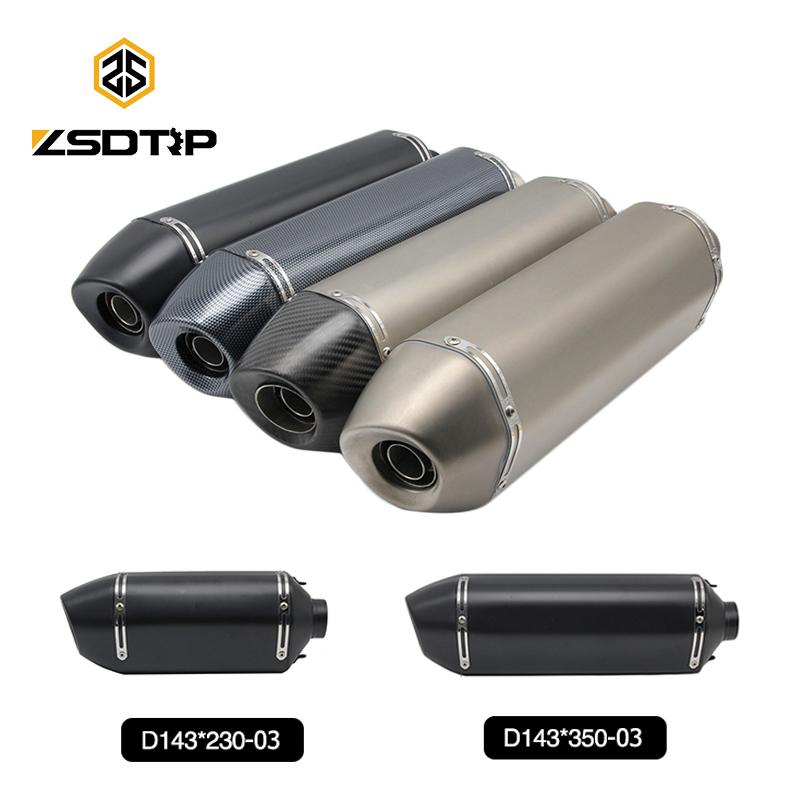 

ZSDTRP 51mm Motorcycle Ak Exhaust Pipe Muffler Universal Motorbike Pitbike Scooters Escape Moto DB Killer For R1 mt09