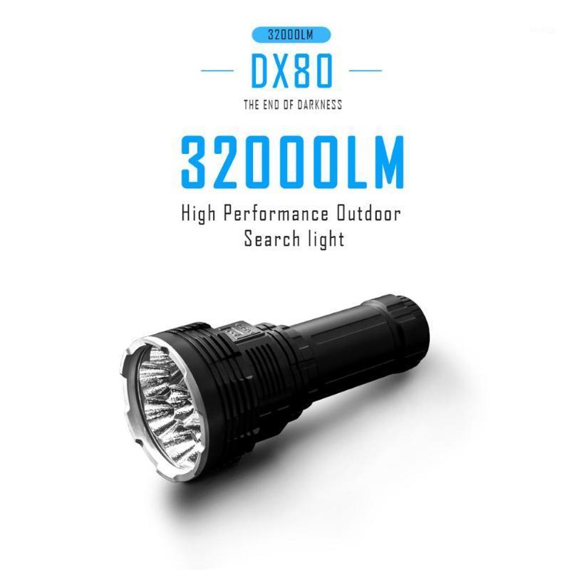 

IMALENT DX80 Powerful LED Waterproof Rechargeable Torch CreeXhp70.2 Ultra Bright camping light1