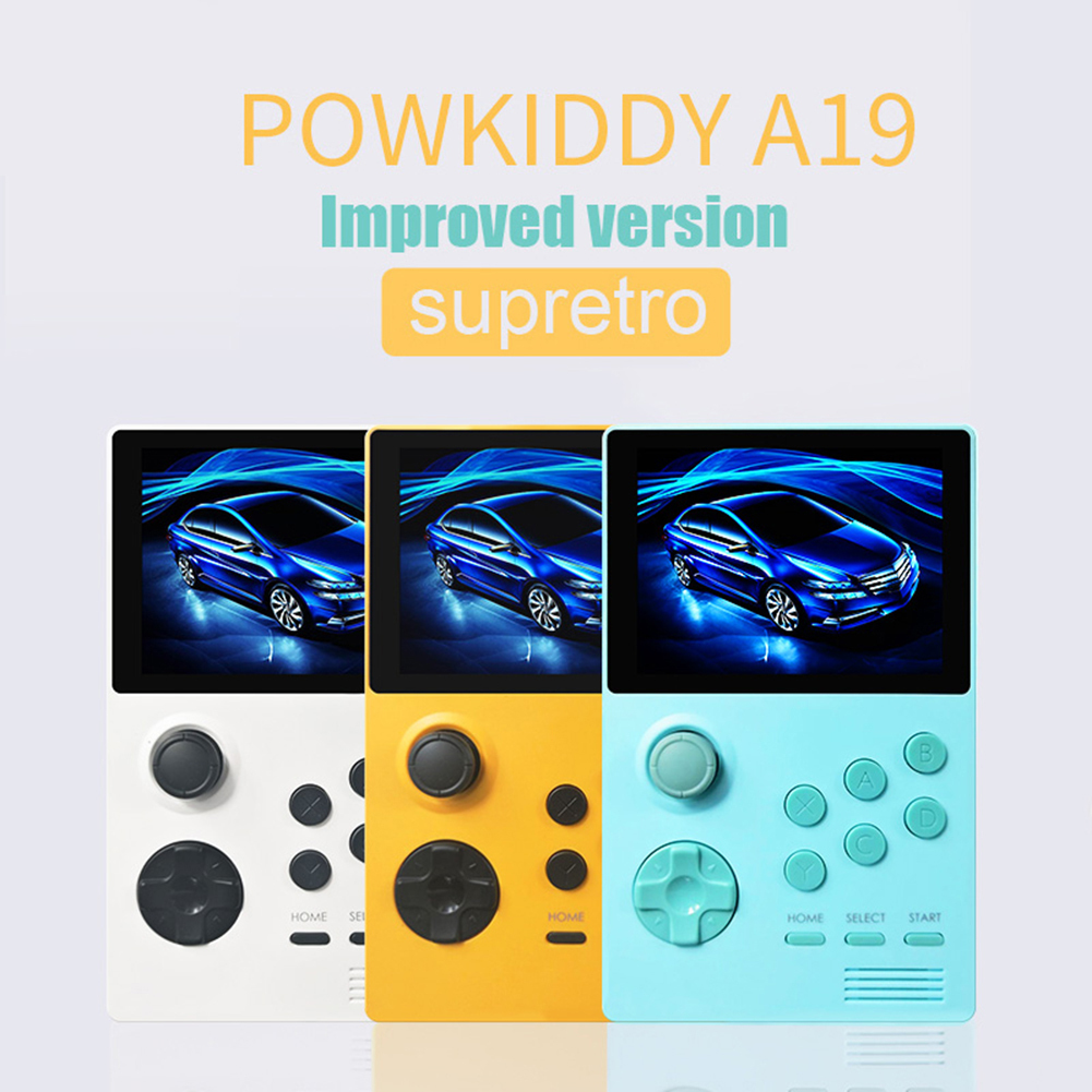 

2000 IN 1 Retro Video Game Console Handheld Game Portable Pocket Mini Handheld Player for Kids Gift for POWKIDDY A19 LJ201204