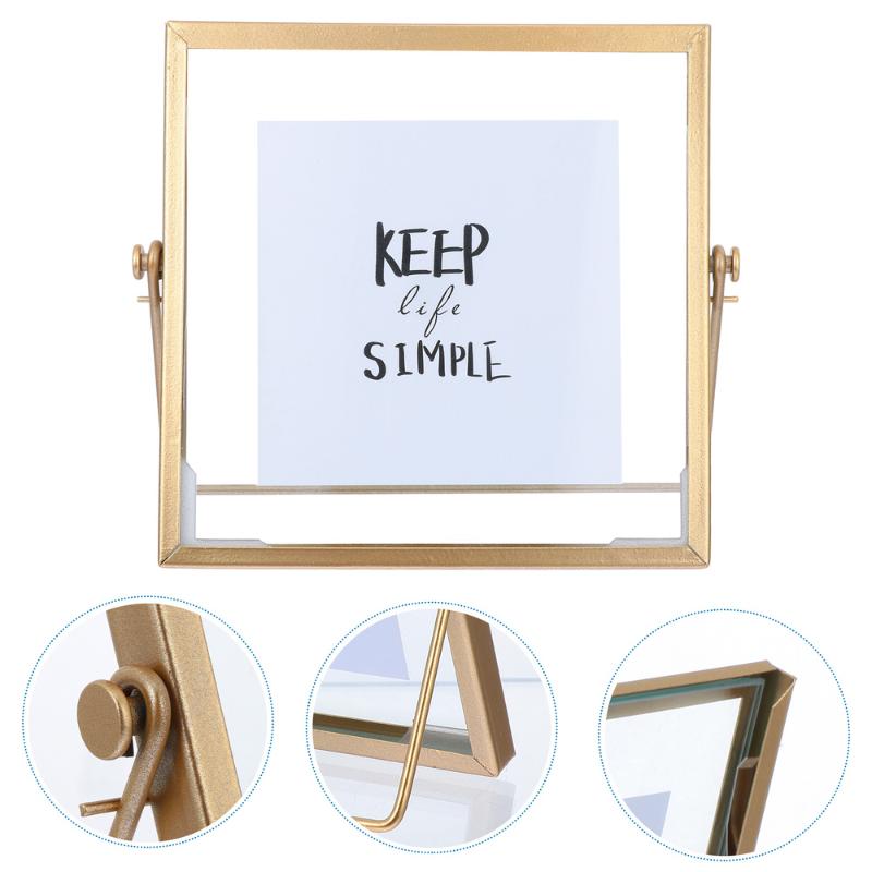 

Creative Square Photo Frame Home Modern Style Desk Table Vertical Photo Frame