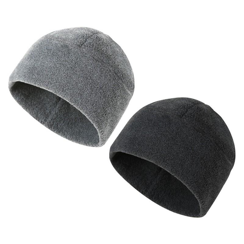 

Men Winter Hat Women Knitted Hat For Men Cap Winter Beanie Gorro Thick Warm Brimless Fur Bonnet Hiking Cap, Black