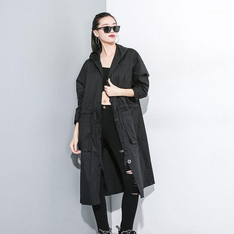 

Turn-down Collar Casual Spandex Womens Clothing Long Coat Women Black Styles Woman Coat Autumn 2020 With Pocket1