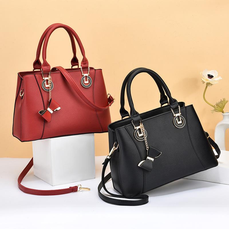 

2021 New stylish atmospheric mid-life women's handbag tying bow purses and handbags luxury designer crossbody bags for women