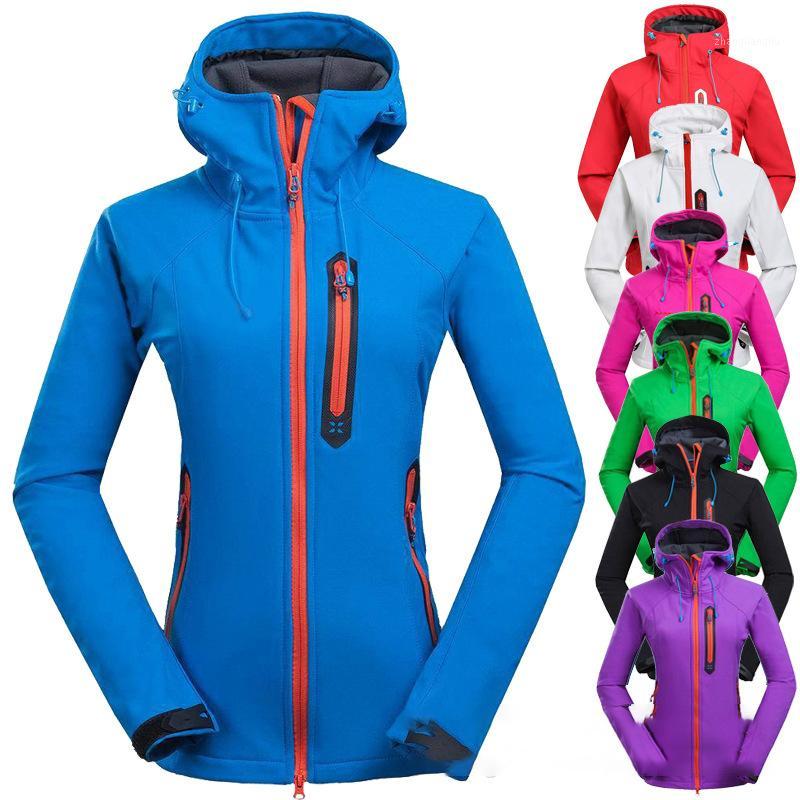 

WOMEN' Outdoor Climbing Casual Sports Raincoat Jacket Soft Case Jacket Sports Hoodie Mountaineering1, Purple