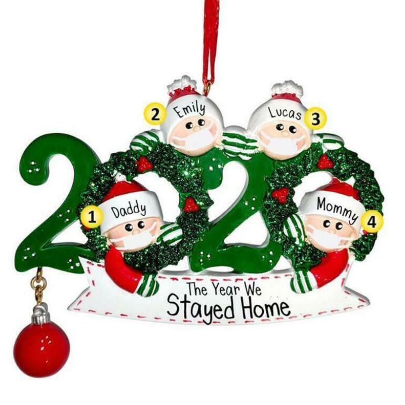 

2020 Xmas Christmas Tree Hanging Face Snowman Pendant Family Ornament For Parties Weddings Christmas
