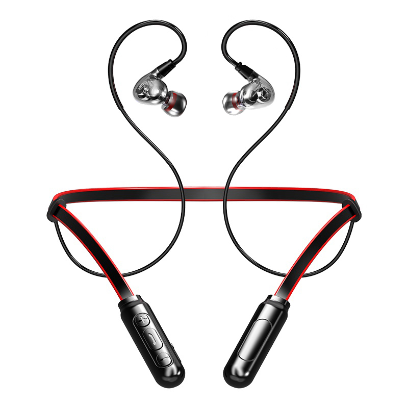 

X9 Dual Dynamic Bass Sound Bluetooth Earphone Hook/in-ear Stable Sport Wireless Headphone 250mAh TF Card MP3 Waterproof Headset