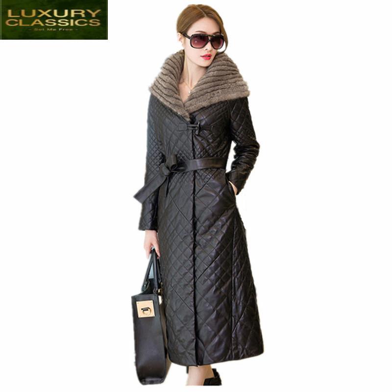 

New Fashion Winter 2021 Warm Faux Sheepskin Coat Women's Leather Jacket Black Plus size 4XL 5XL Outerwear Winter Jackets