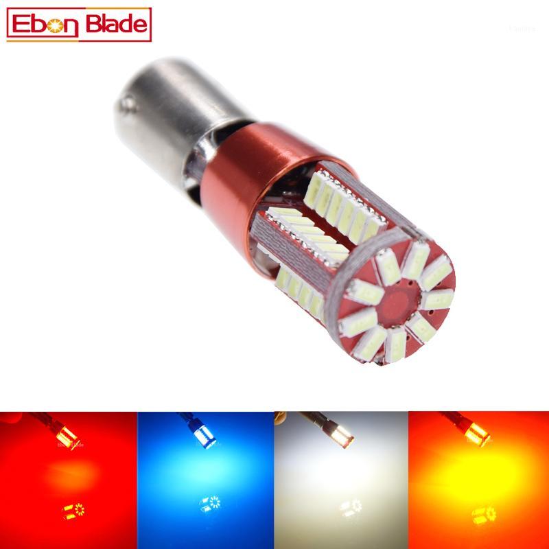 

2 x H21W BAY9S LED Car 57SMD Clearance Lights License Plate Reading Tail Dome Map Parking Lamp Indicator Bulb Ice Blue Red Amber1, As pic