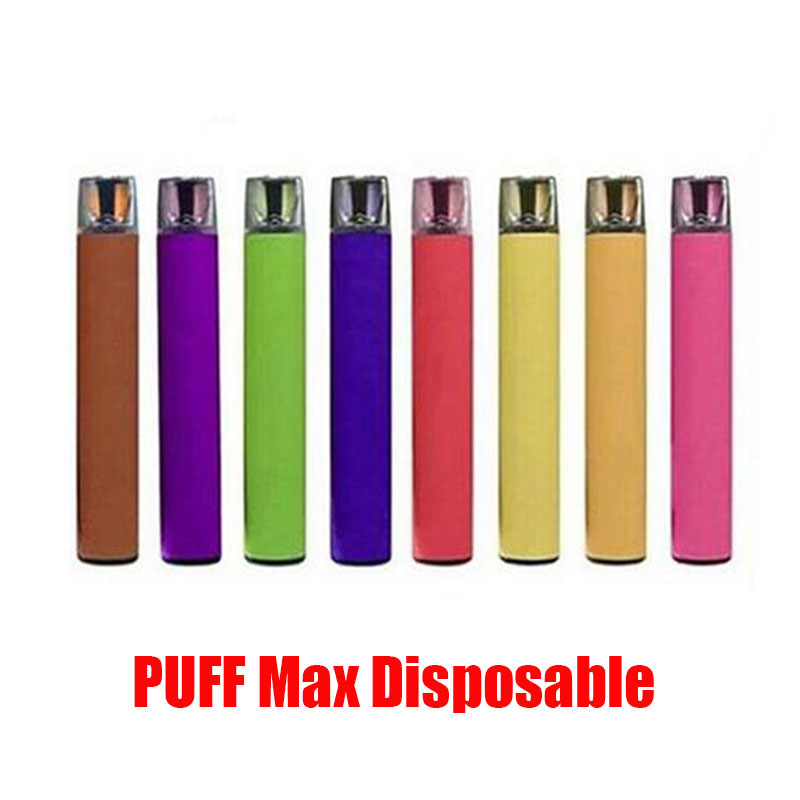 

PUFF MAX Disposable Device Pod Kit E-cigarettes 2000 Puffs 1200mAh Battery 8.5ml Prefilled Pods Vape Stick Pen VS Bar Plus XXL Flow Bang