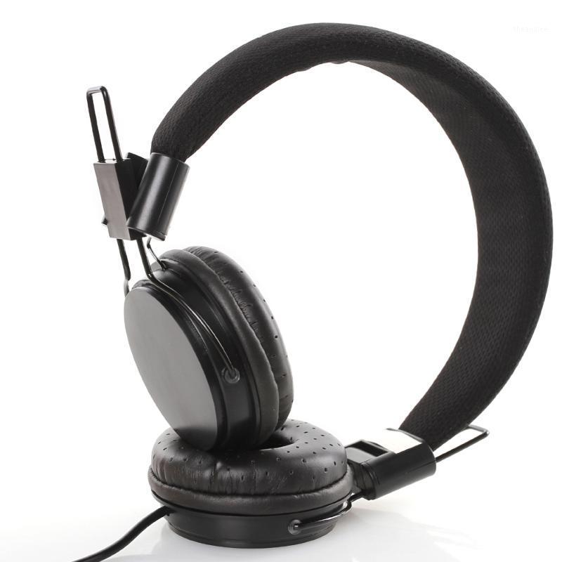 

Universal Foldable Headphone Travel Game Headset 3.5mm Earphone With Microphone Wire Control For Phone Children Kid MP3 MP41, White