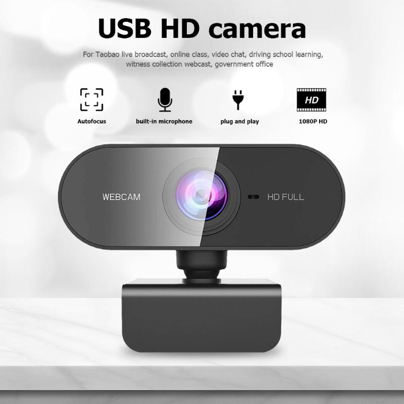 

Webcam 1080P HD USB Webcam Video Conference Live Streaming Web Camera Widescreen With Microphone for PC Usb Camera