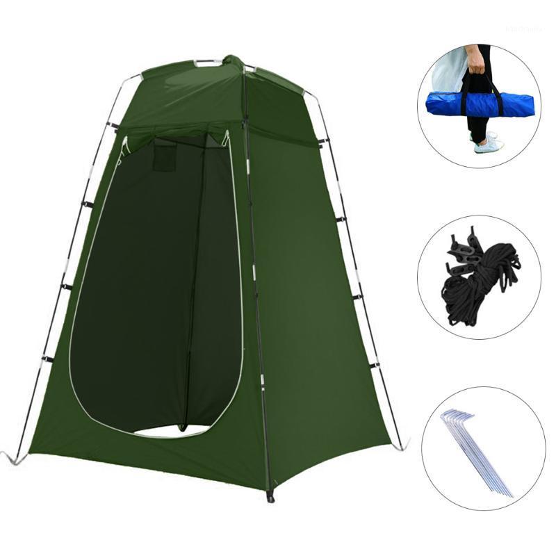 

Camping Tent Shower Tent Portable Outdoor Travel UV-protection Bath Room Rain Sun Shelter Privacy Camping Equipment1