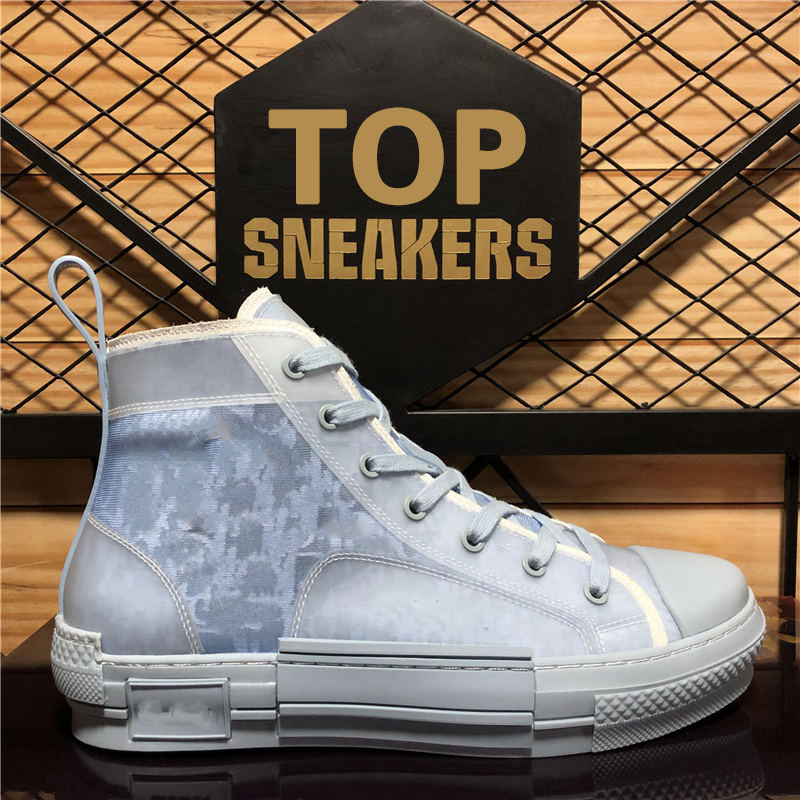 

Luxurys Designer Print Man Women Casual shoes Fashion B23 High-top Low-top Lace Up White Grey Mens Sneaker Womens Design Bee Classic Trainers sneaker 35-46, Color 9