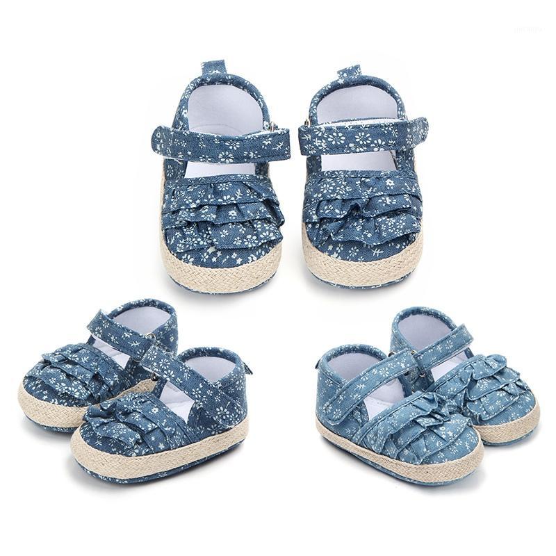 

New Born Baby Girl Shoes Princess Printing Soft Cotton Toddler Crib Infant Little Kid Sole Anti-slip First Walker1, Dl ql