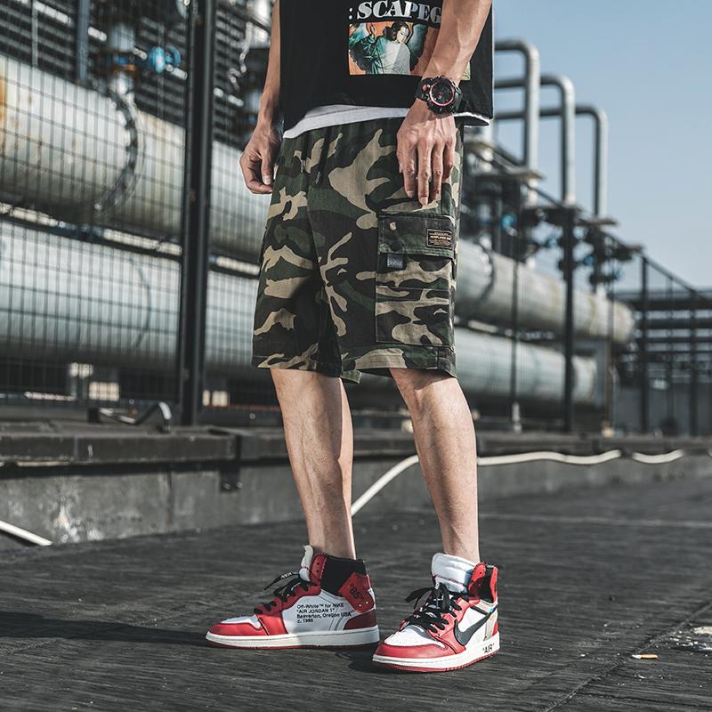 

Mens Cargo Shorts 2020 Summer Army Camouflage Tactical Shorts Men Cotton Loose Work Casual Short Pants Plus Size, Beige