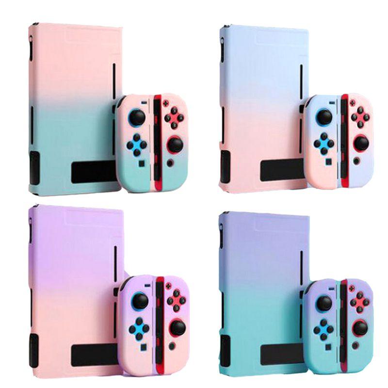 

Switch Case NS NX Console Protective Hard Case Shell for Nintendos Switch Joy Con Colorful Back Covers