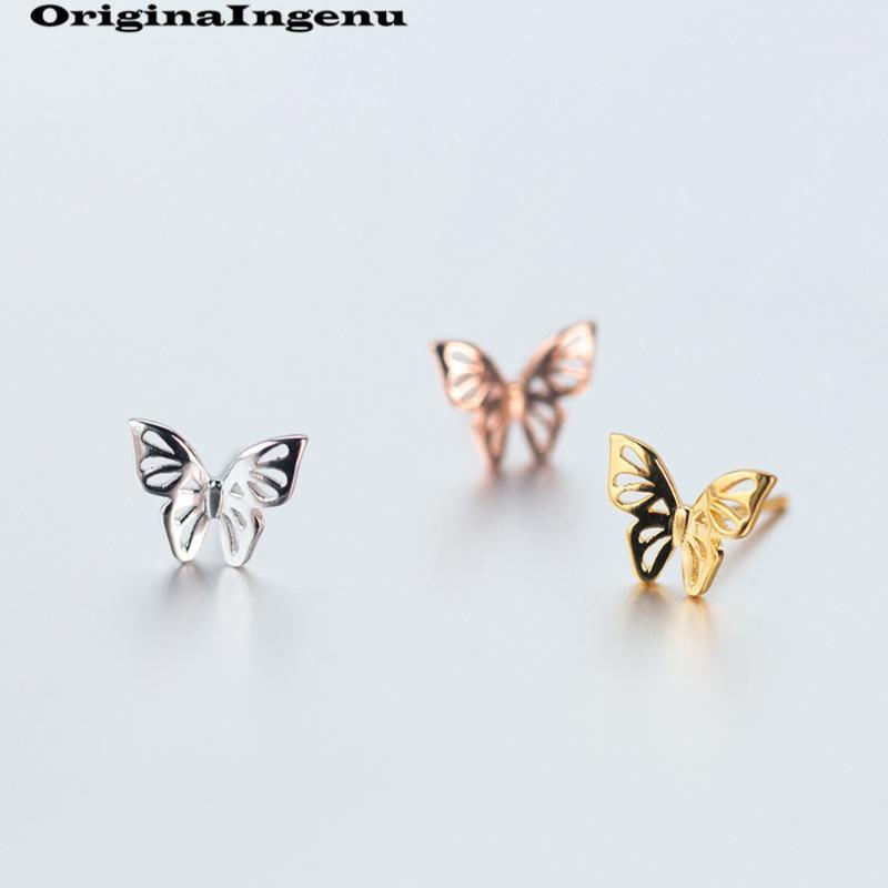 

925 Silver Earrings Jewelry Pendientes Charm Butterfly Vintage Minimalism Creative Birthday Gift Earrings for Women Oorbellen1