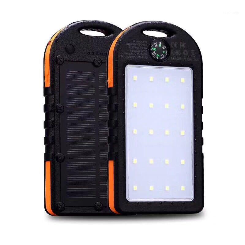 

Camping Light Solar Charging Unit Large-Capacity Mobile Power with Camping Light Compass1